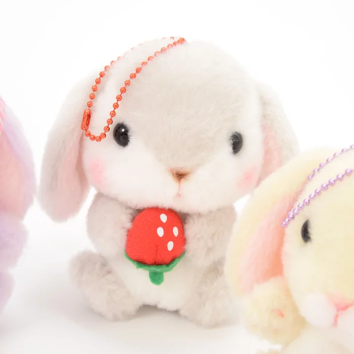 Amuse Pote Usa Loppy Strawberry Plush Collection (Ball Chain) - Image 14