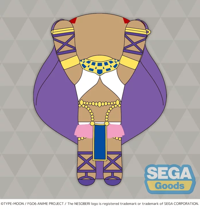 Type-Moon Mega Jumbo Lying Down Plush Fate/Grand Order -Divine Realm Of The Round Table: Camelot- Nitocris - Image 3