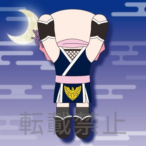 Mega Jumbo Lying Down Plush Re:Zero -Starting Life In Another World- Ram: Ninja Ver. - Image 2