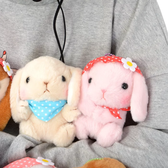 Amuse Pote Usa Loppy Zukin Rabbit Plush Collection (Ball Chain) - Image 21