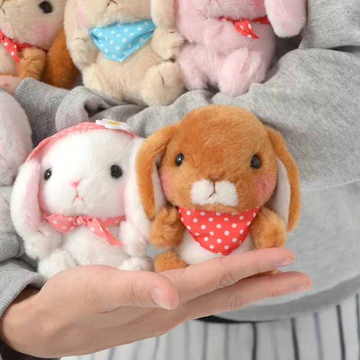 Amuse Pote Usa Loppy Zukin Rabbit Plush Collection (Ball Chain) - Image 17