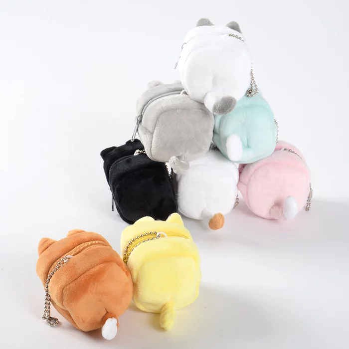 Square Cat Plush Coin Cases - Image 2