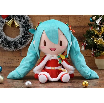 Sega Interactive Fluffy Plush Hatsune Miku: Christmas 2019