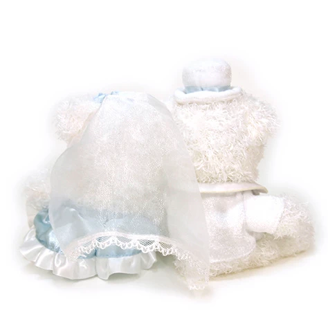 Sunlemon Bridal Set White X Black Bear Plush Collection - Image 3