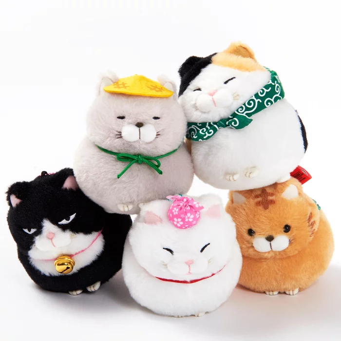 Amuse Hige Manjyu Tabi Cat Plush Collection (Ball Chain) - Image 7