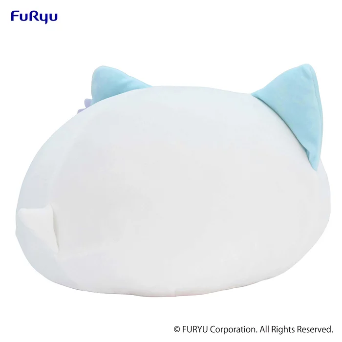 Furyu Nemuneko Cat Pastel Light Blue Big Plush Toy - Image 7