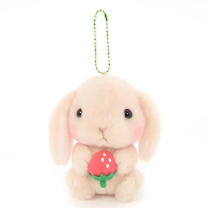Amuse Pote Usa Loppy Strawberry Plush Collection (Ball Chain) - Image 15