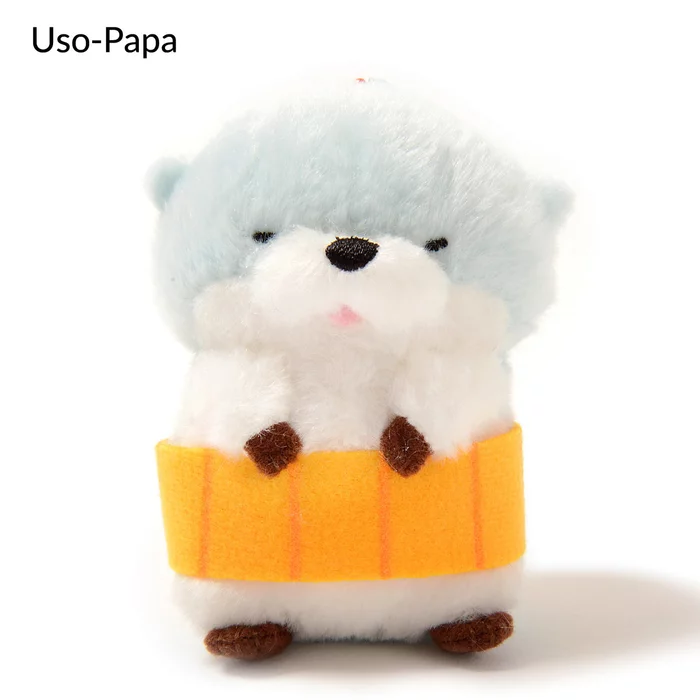 Amuse Kawauso No Kotsume-chan Usobo Family Otter Plush Collection (Ball Chain) - Image 11