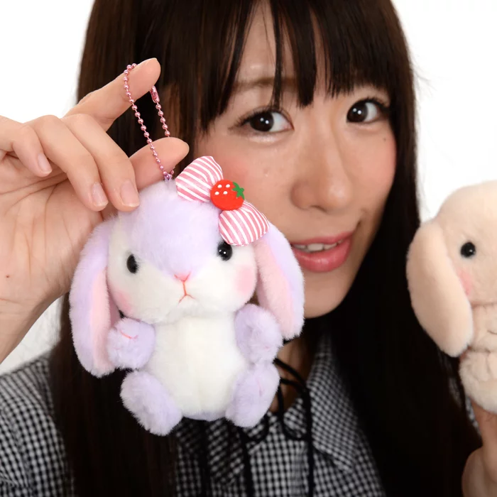 Amuse Pote Usa Loppy Strawberry Plush Collection (Ball Chain) - Image 25