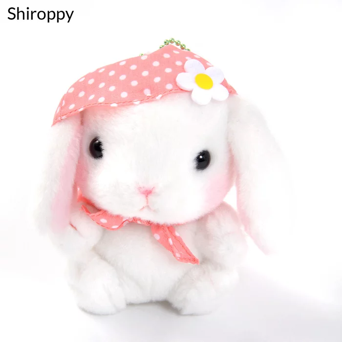 Amuse Pote Usa Loppy Zukin Rabbit Plush Collection (Ball Chain) - Image 2