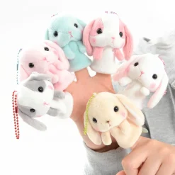 Amuse Pote Usa Loppy Rabbit Mini Puppets