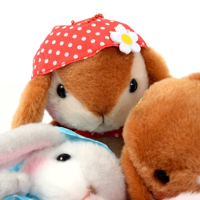 Amuse Pote Usa Loppy Zukin Rabbit Plush Collection (Ball Chain) - Image 13