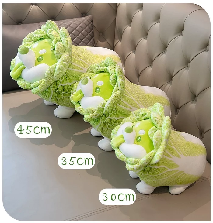 DODOWO Vegetable Fairy Series Cabbage Dog 45cm Plush