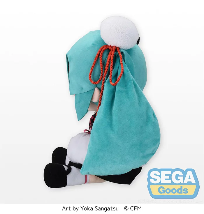 Sega Interactive Hatsune Miku Panda Manju Ver. Fluffy Plush (XL) - Image 2