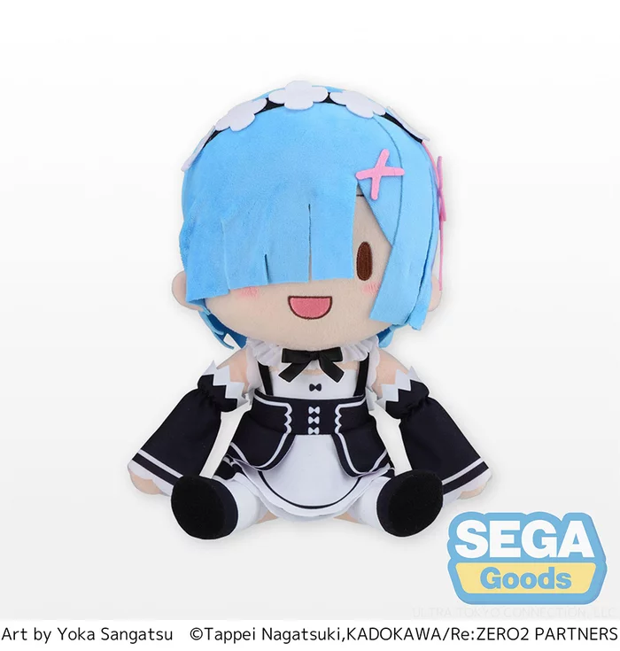 Sega Interactive Fuwapuchi Re:Zero -Starting Life In Another World- Rem Large Plush