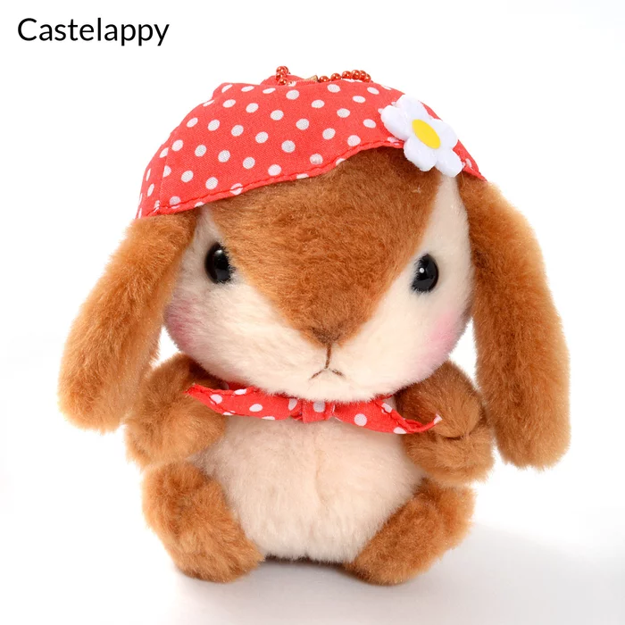 Amuse Pote Usa Loppy Zukin Rabbit Plush Collection (Ball Chain) - Image 4