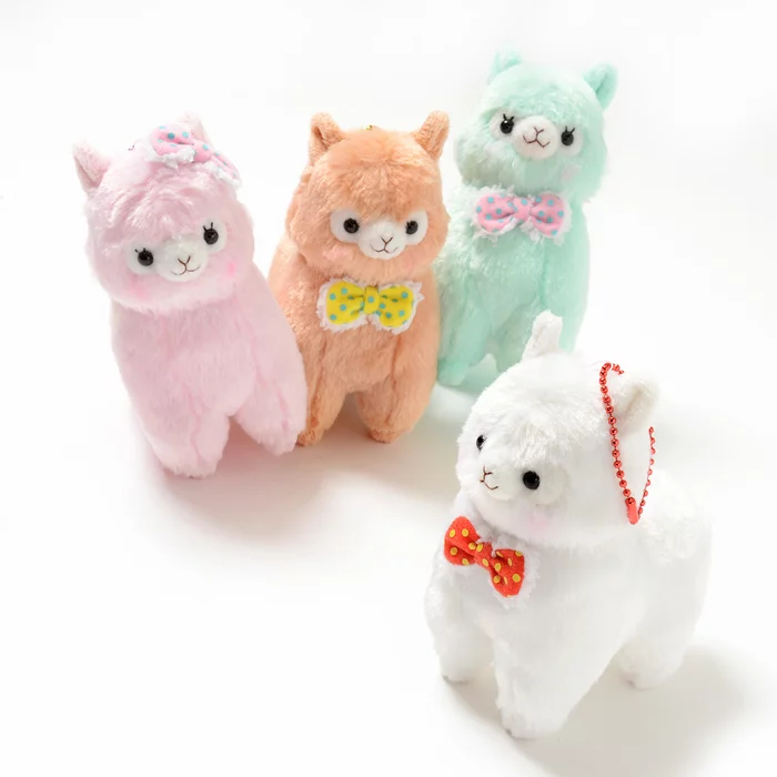 Amuse Alpacasso Mokomoko Ribbon Alpaca Plush Collection (Ball Chain)