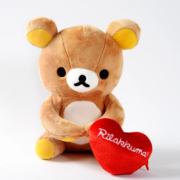 San-X Rilakkuma Heart Desk Plush - Image 4