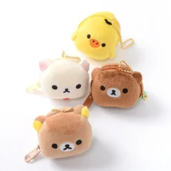 San-X Rilakkuma Korilakkuma To Atarashii Otomodachi Mascot Keychains