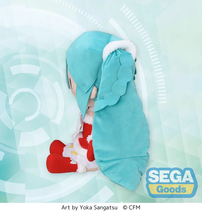 Sega Interactive SP Fluffy Plush Hatsune Miku: Christmas 2022 Ver. - Image 2