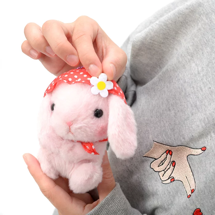 Amuse Pote Usa Loppy Zukin Rabbit Plush Collection (Ball Chain) - Image 23