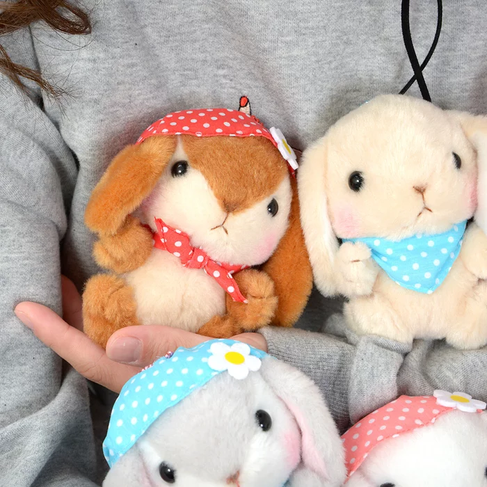 Amuse Pote Usa Loppy Zukin Rabbit Plush Collection (Ball Chain) - Image 20