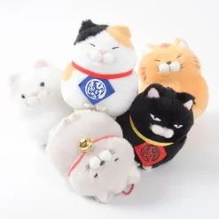 Amuse Hige Manjyu Maekake Cat Plush Collection (Ball Chain)