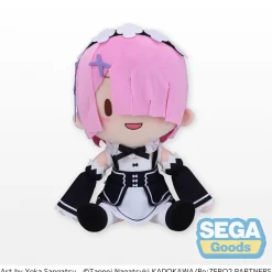 Sega Interactive Fuwapuchi Re:Zero -Starting Life In Another World- Ram Large Plush