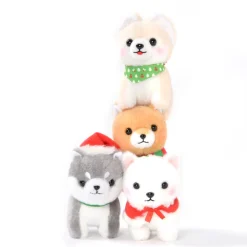 Amuse Mameshiba San Kyodai Christmas Dog Plush Collection (Ball Chain)