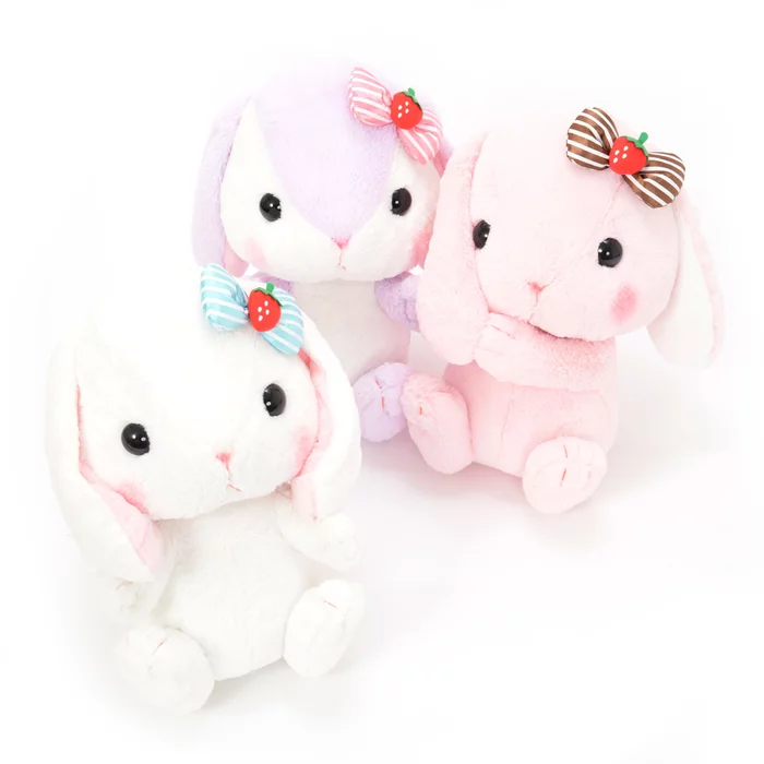 Amuse Pote Usa Loppy Strawberry Plush Collection (Big)