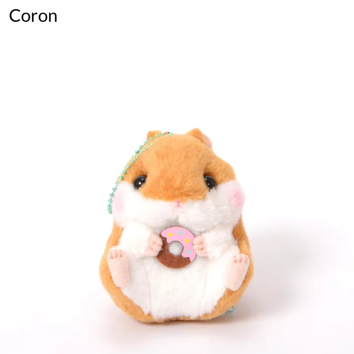 Amuse Coroham Coron Cafe Coron Hamster Plush Collection (Ball Chain) - Image 2