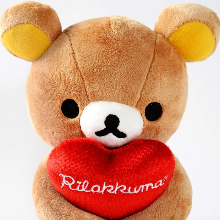 San-X Rilakkuma Heart Desk Plush - Image 3