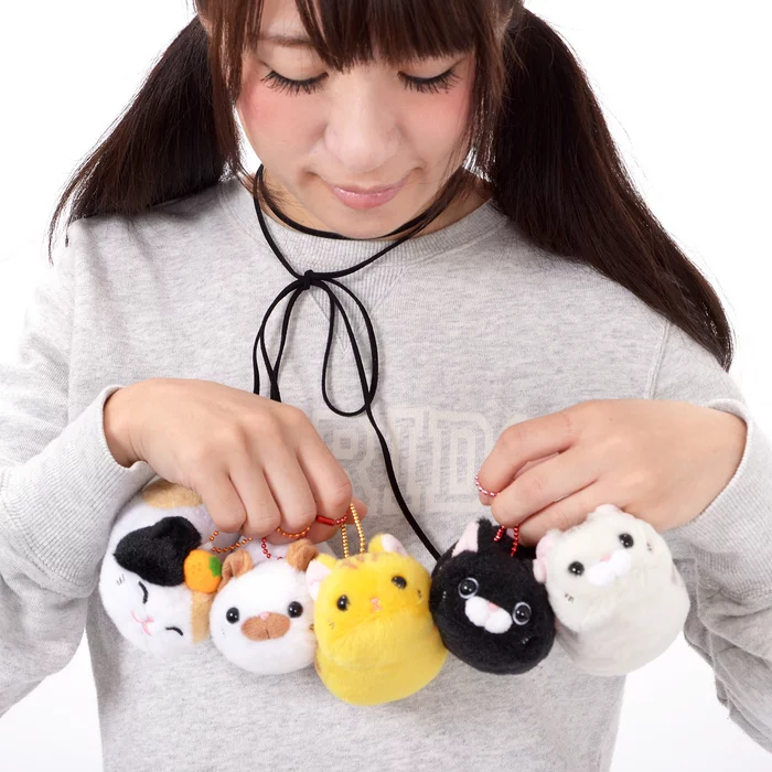 Amuse Tsuchineko Higebukuro Cat Plush Collection (Ball Chain)