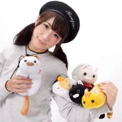 Amuse Tsuchineko Higebukuro Cat Plush Pouch Collection
