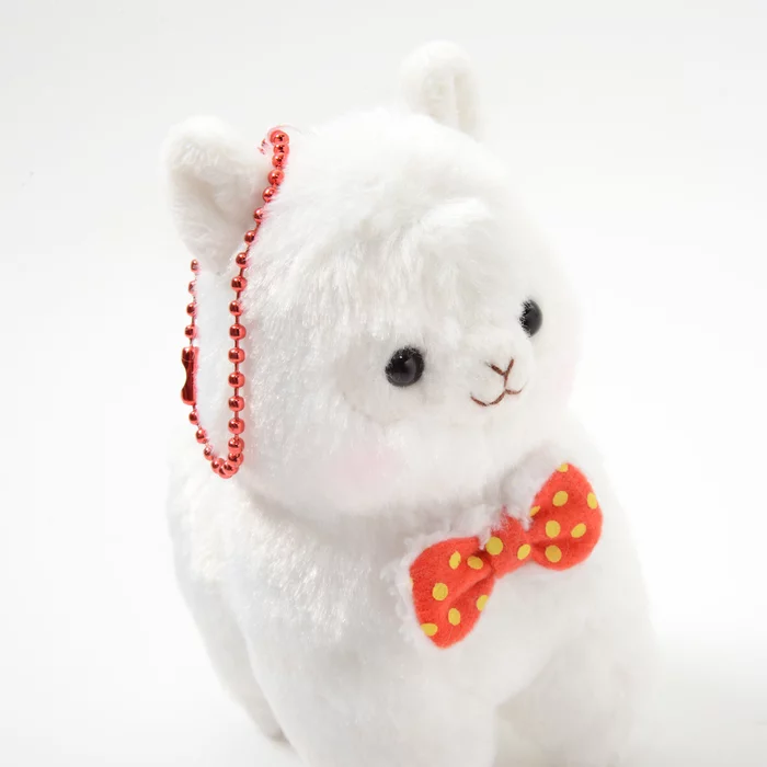 Amuse Alpacasso Mokomoko Ribbon Alpaca Plush Collection (Ball Chain) - Image 3