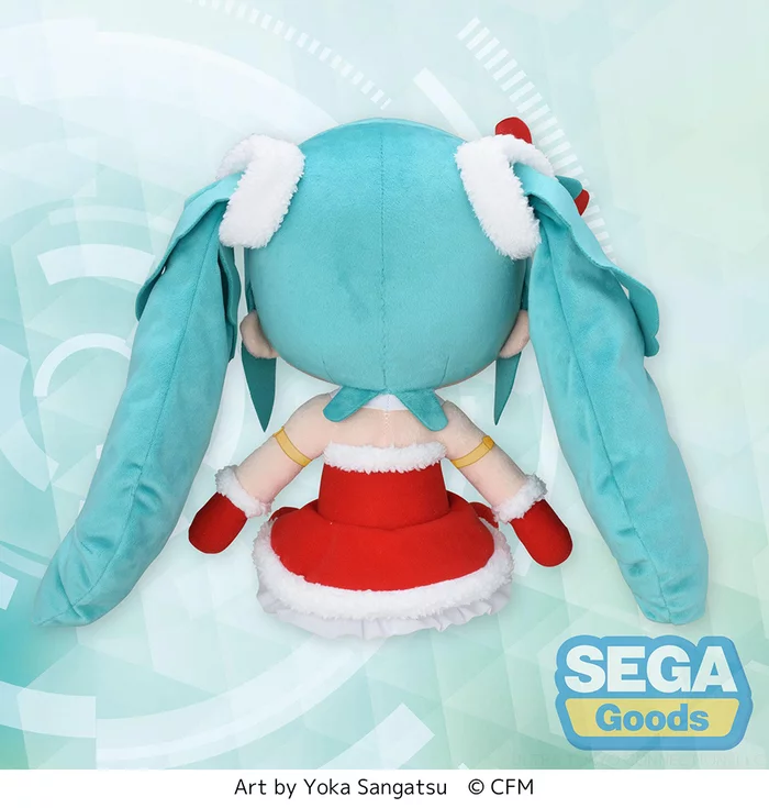 Sega Interactive SP Fluffy Plush Hatsune Miku: Christmas 2022 Ver. - Image 4