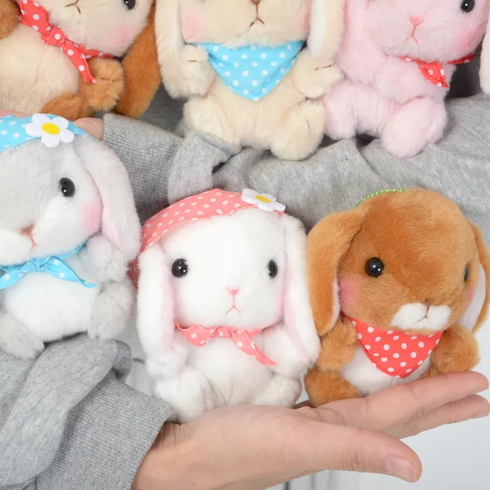 Amuse Pote Usa Loppy Zukin Rabbit Plush Collection (Ball Chain) - Image 18