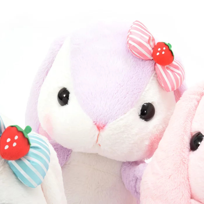 Amuse Pote Usa Loppy Strawberry Plush Collection (Big) - Image 7