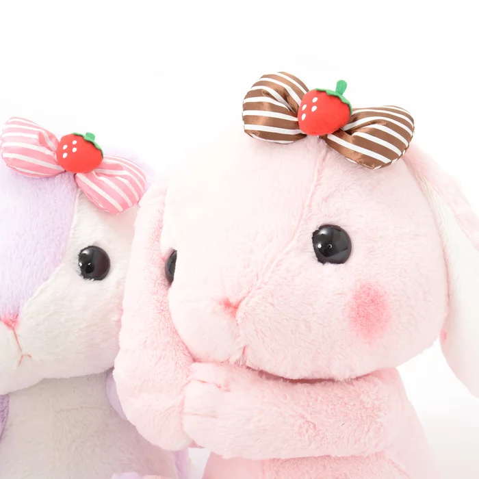 Amuse Pote Usa Loppy Strawberry Plush Collection (Big) - Image 6