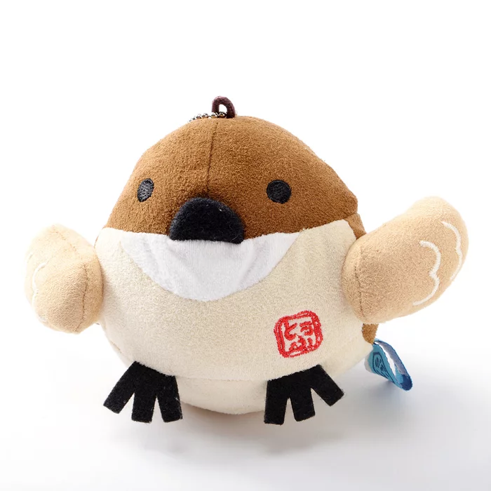 Hannari Tofu Sparrow Mini Plush