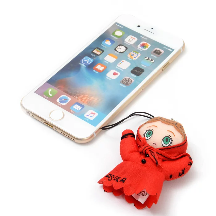 Rebuild Of Evangelion Asuka Mini Strap Puppet - Image 3