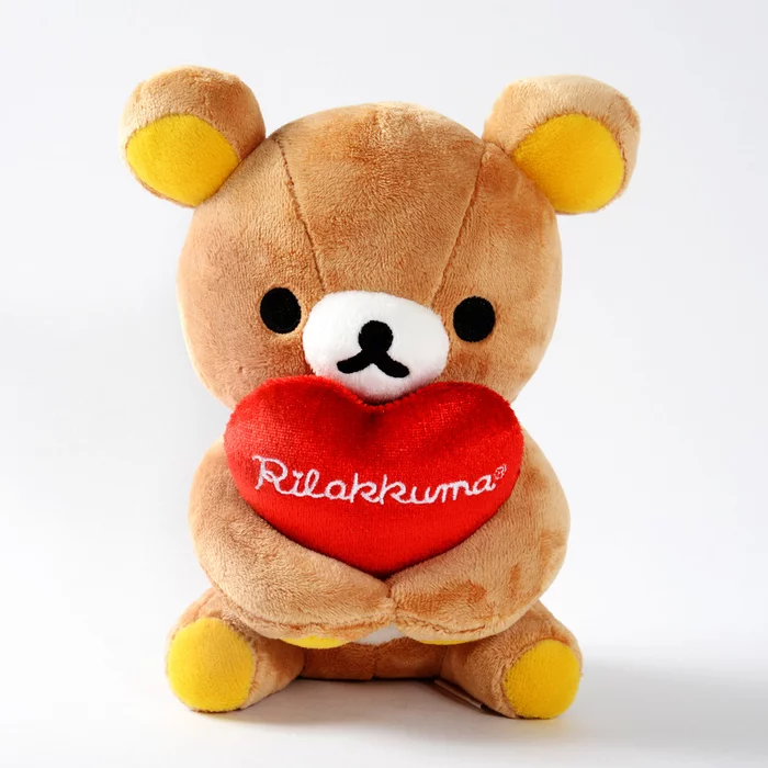 San-X Rilakkuma Heart Desk Plush - Image 2