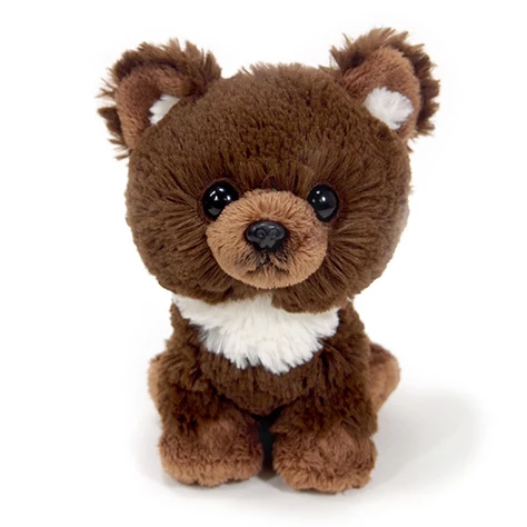 Sunlemon Fluffies Small Brown Bear Plush