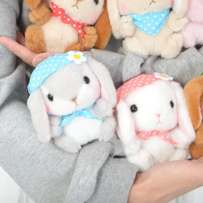 Amuse Pote Usa Loppy Zukin Rabbit Plush Collection (Ball Chain) - Image 19