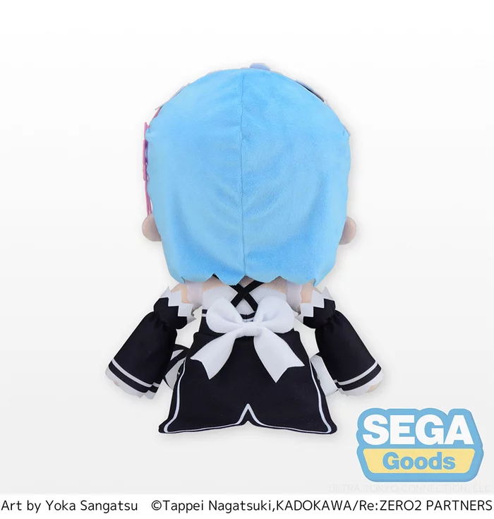 Sega Interactive Fuwapuchi Re:Zero -Starting Life In Another World- Rem Large Plush - Image 4